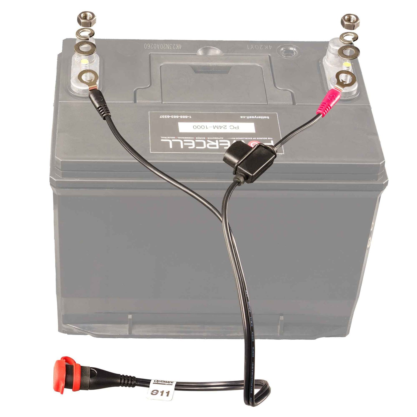 OptiMate Weatherproof premium battery lead, automotive/marine/industrial - CABLE O-11