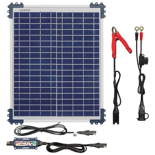 OptiMate Solar DUO TM522-D2: OFF-GRID series 20W Solar 12V lead-acid and lithium Battery Charger & Maintainer