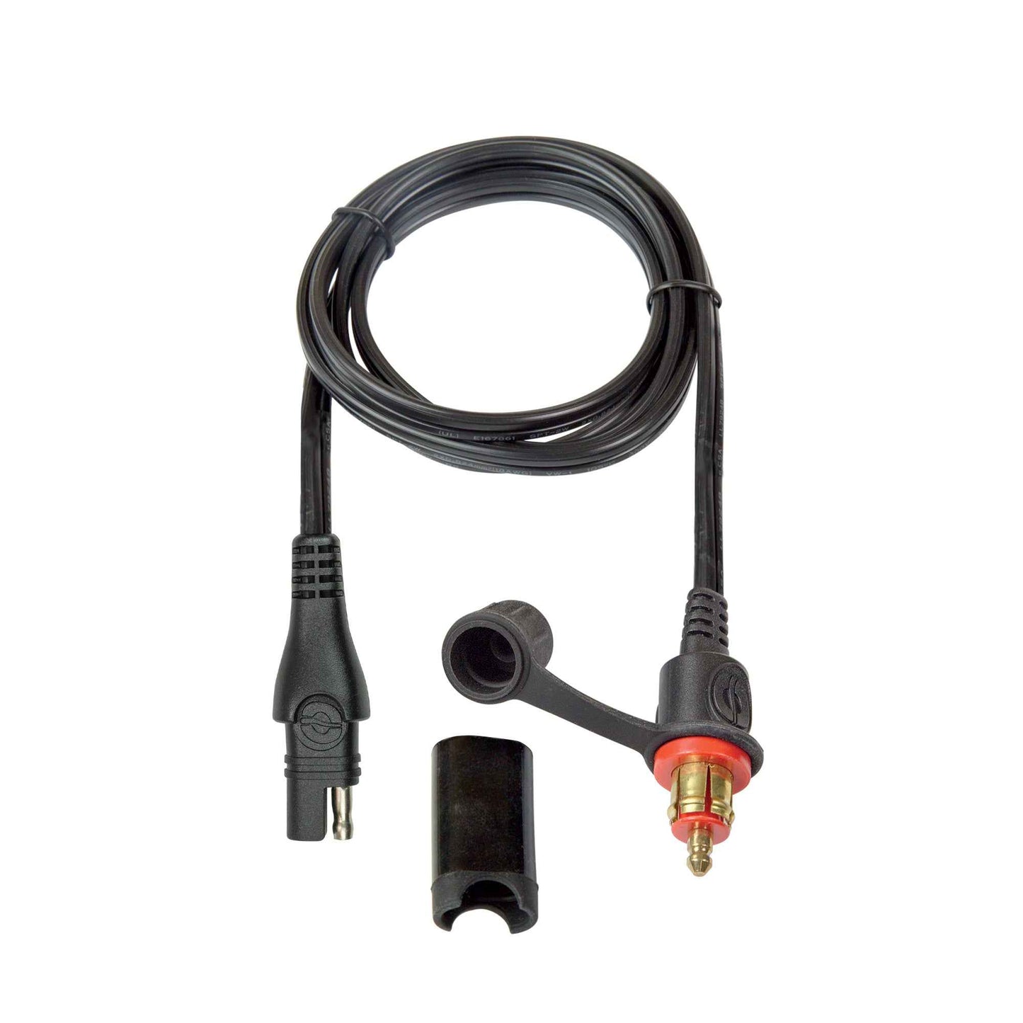Optimate Adapter-extender | DIN > SAE | 7A max | 180° plug | 120cm - O-09