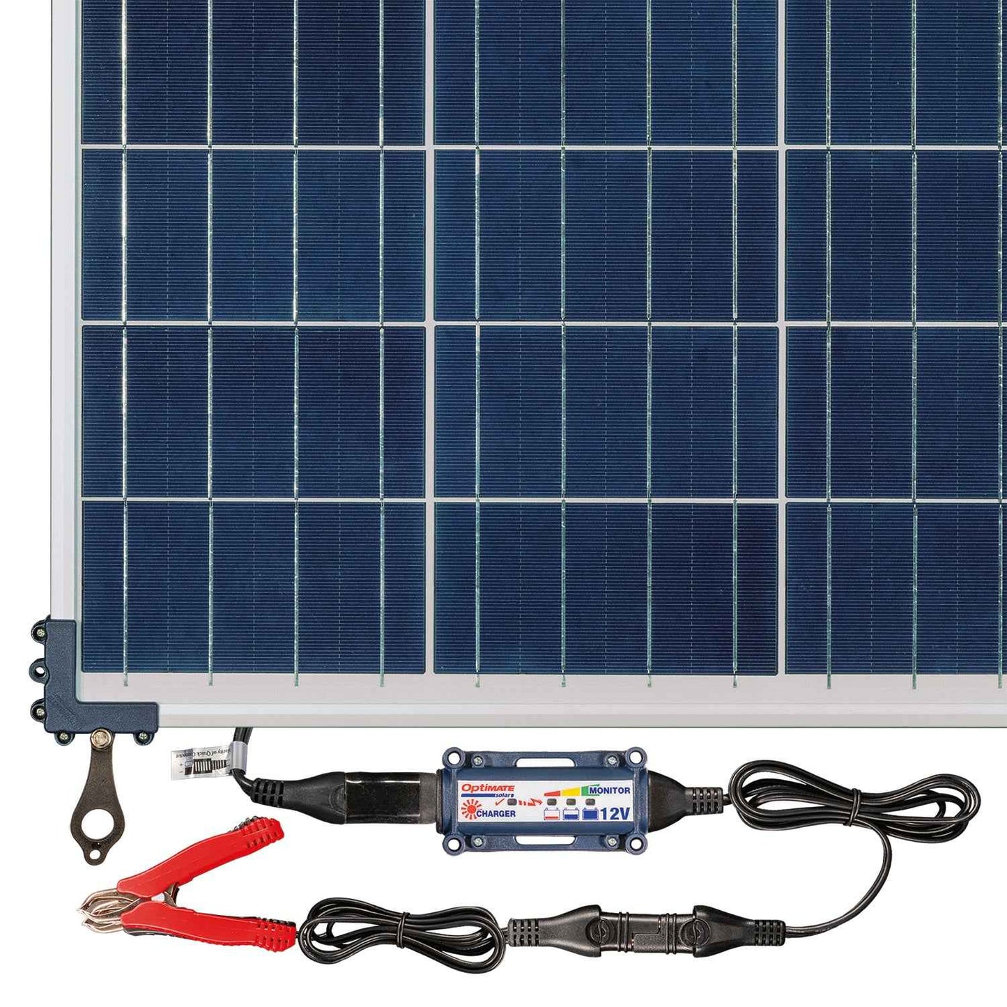 OptiMate Solar DUO TM523-8TK: OFF-GRID series 80W 12V lead-acid battery charger Travel / Camping Kit