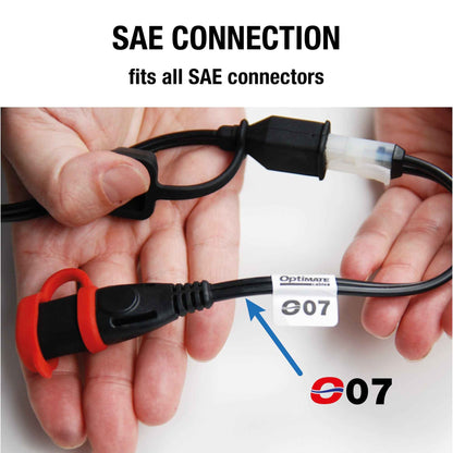 OptiMate Adapter cable, battery lead, KET to SAE - CABLE O-07
