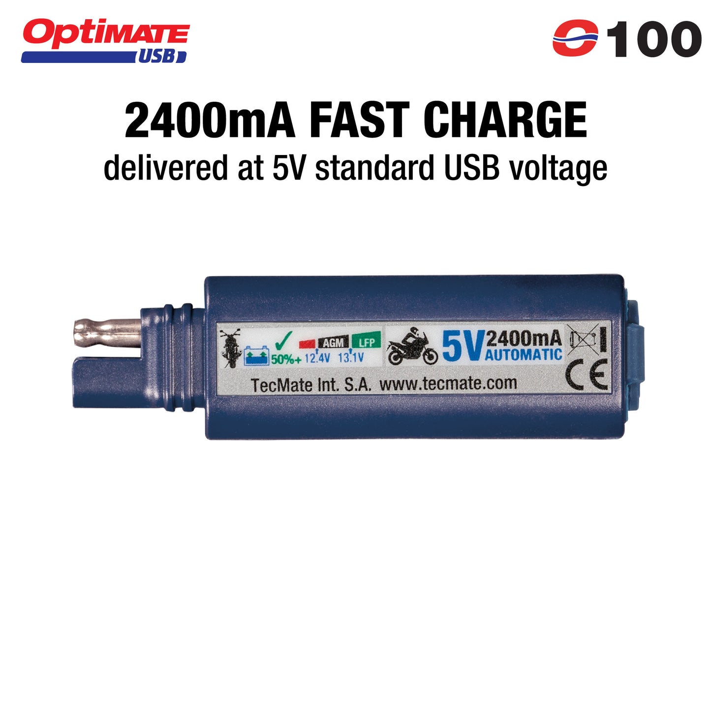 OPTIMATE Fast charging SAE-to-USB - O-100v3