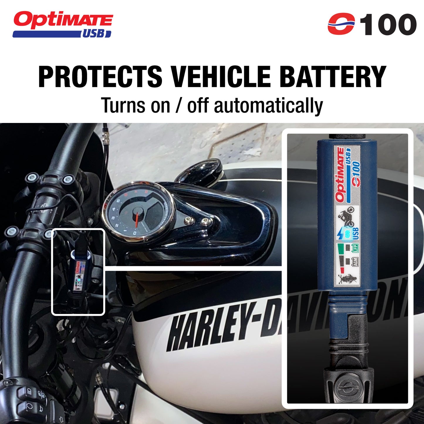 OPTIMATE Fast charging SAE-to-USB - O-100v3