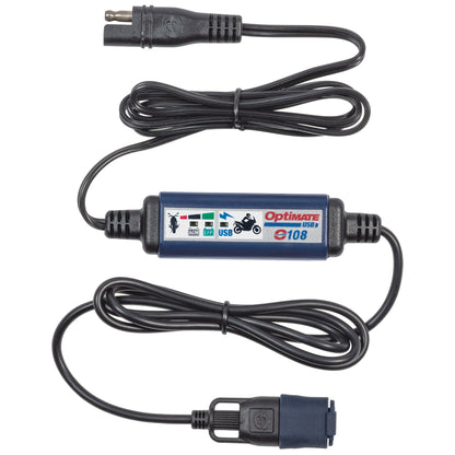 OptiMate Smart In-Line SAE USB Charger (3300mA, 150 cm Cable) - USB O-108v2 - Tecmate South Africa