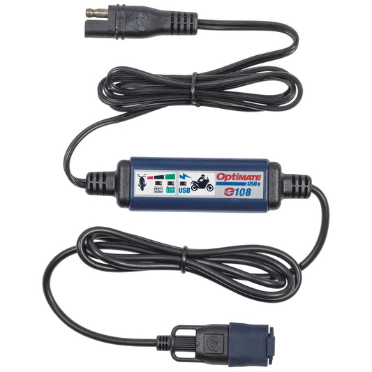 OptiMate Smart In-Line SAE USB Charger (3300mA, 150 cm Cable) - USB O-108v2