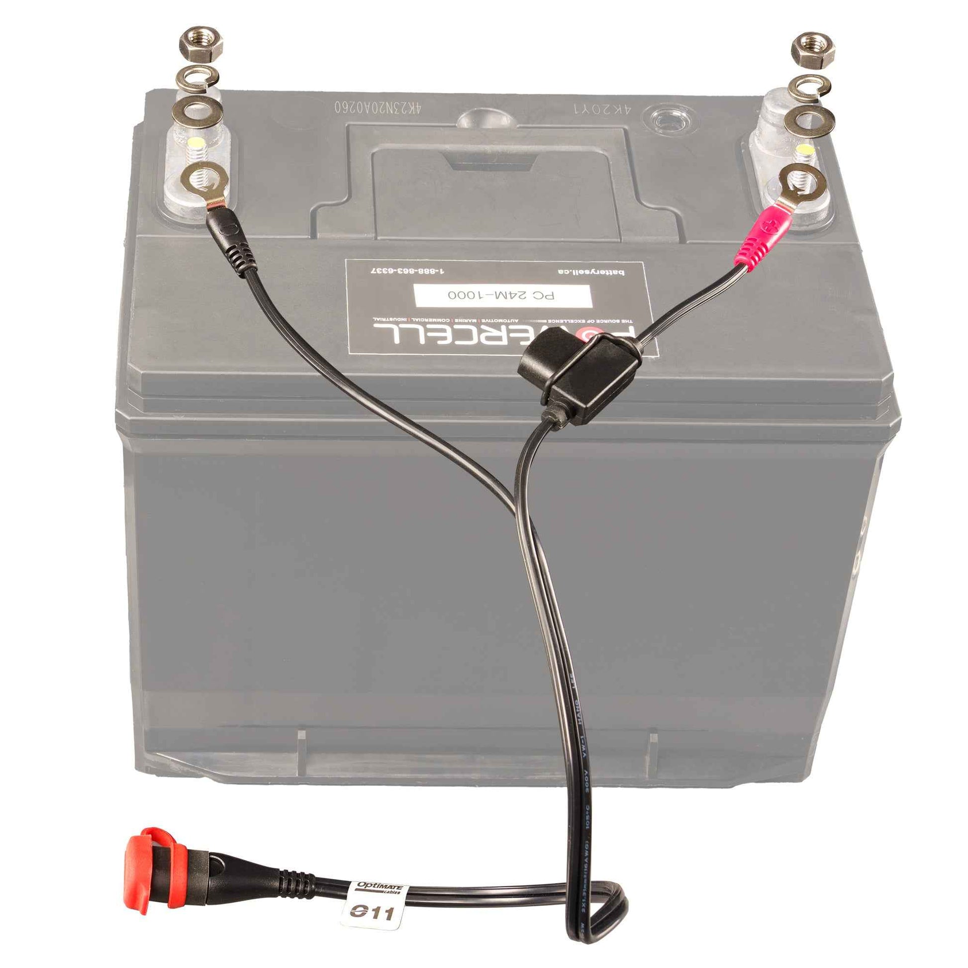 OptiMate Weatherproof premium battery lead, automotive/marine/industrial - CABLE O-11