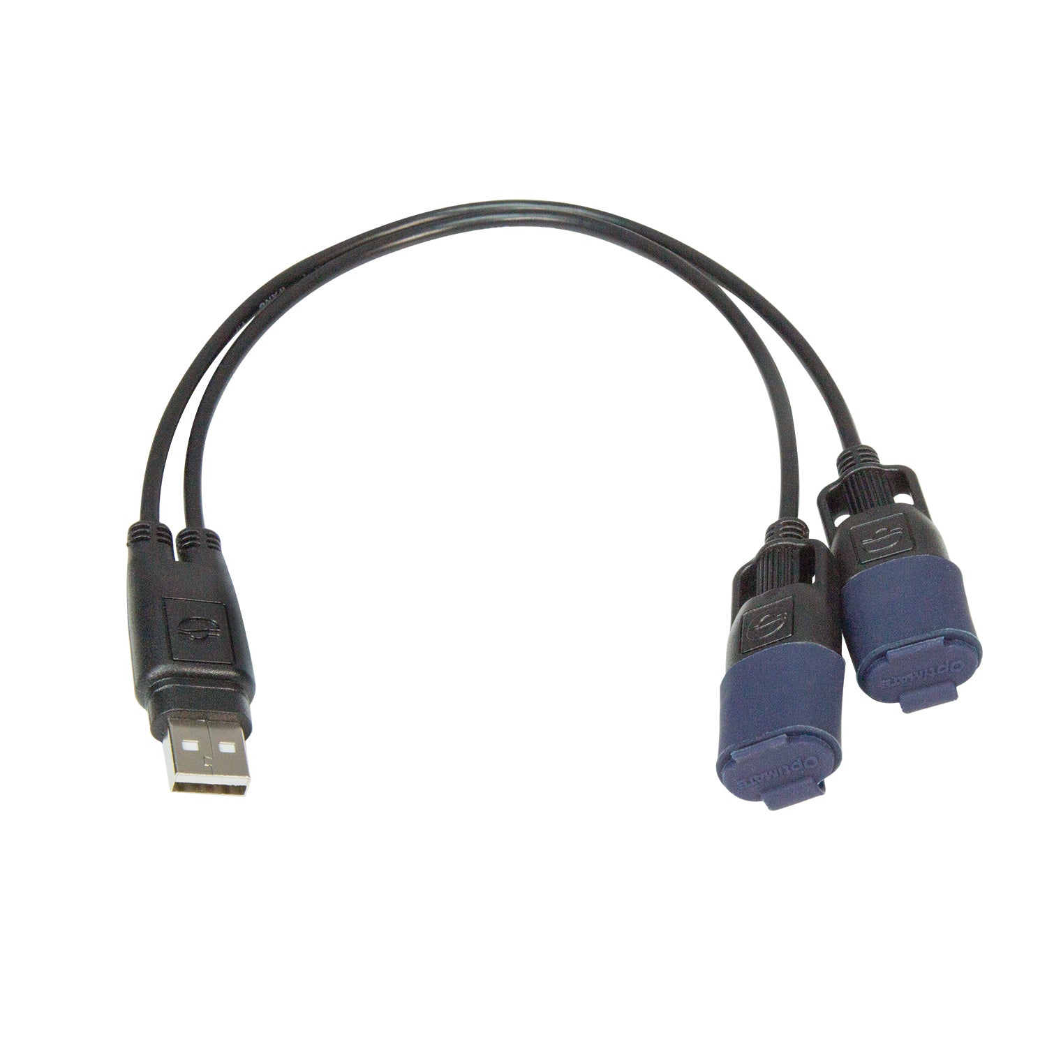 OptiMate – USB 2:1 Y-Splitter Cable with Weatherproof Connection - USB O-110 - Tecmate South Africa