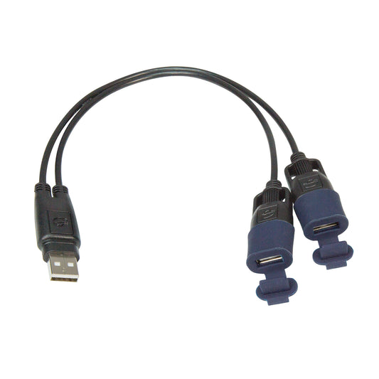 OptiMate – USB 2:1 Y-Splitter Cable with Weatherproof Connection - USB O-110