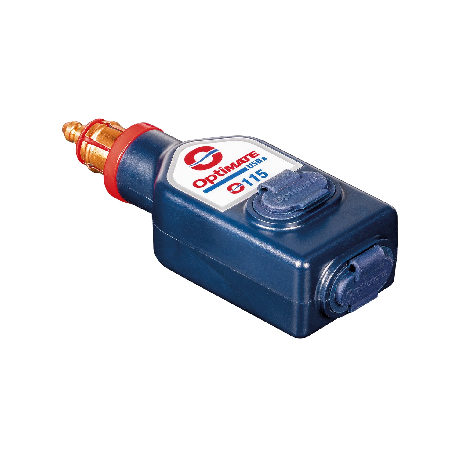 OptiMate 3300mA dual output weatherproof USB charger, with BIKE plug - USB O-115 - Tecmate South Africa