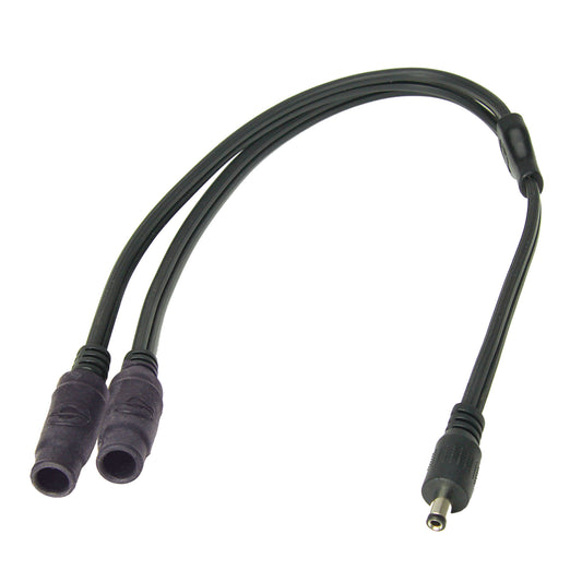 OptiMate Y-splitter Cable, DC2.5mm plug IN to 2 x DC2.5mm socket OUT - CABLE O-45 - Tecmate South Africa