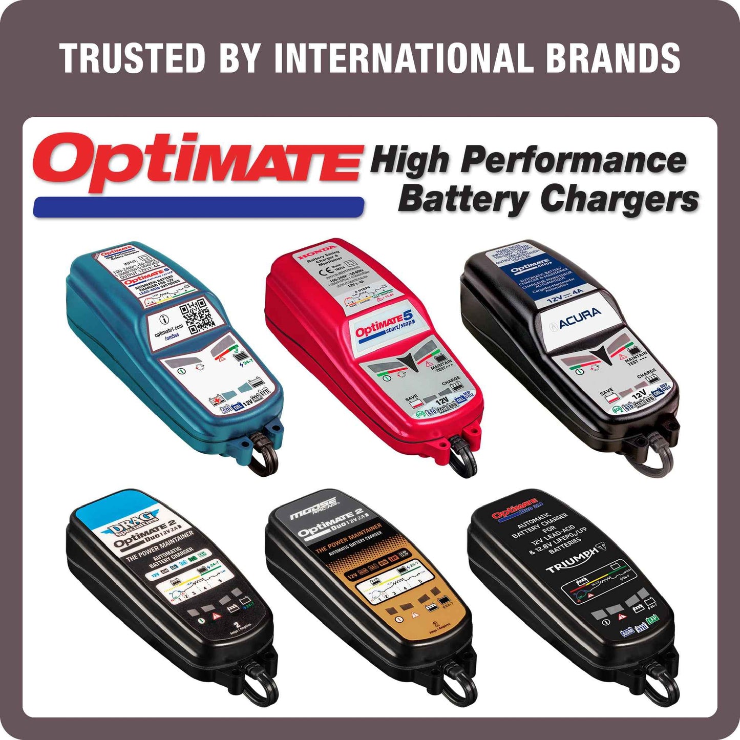 OptiMate 5 Start-Stop : BRONZE series 12V 4A battery charger, tester & maintainer