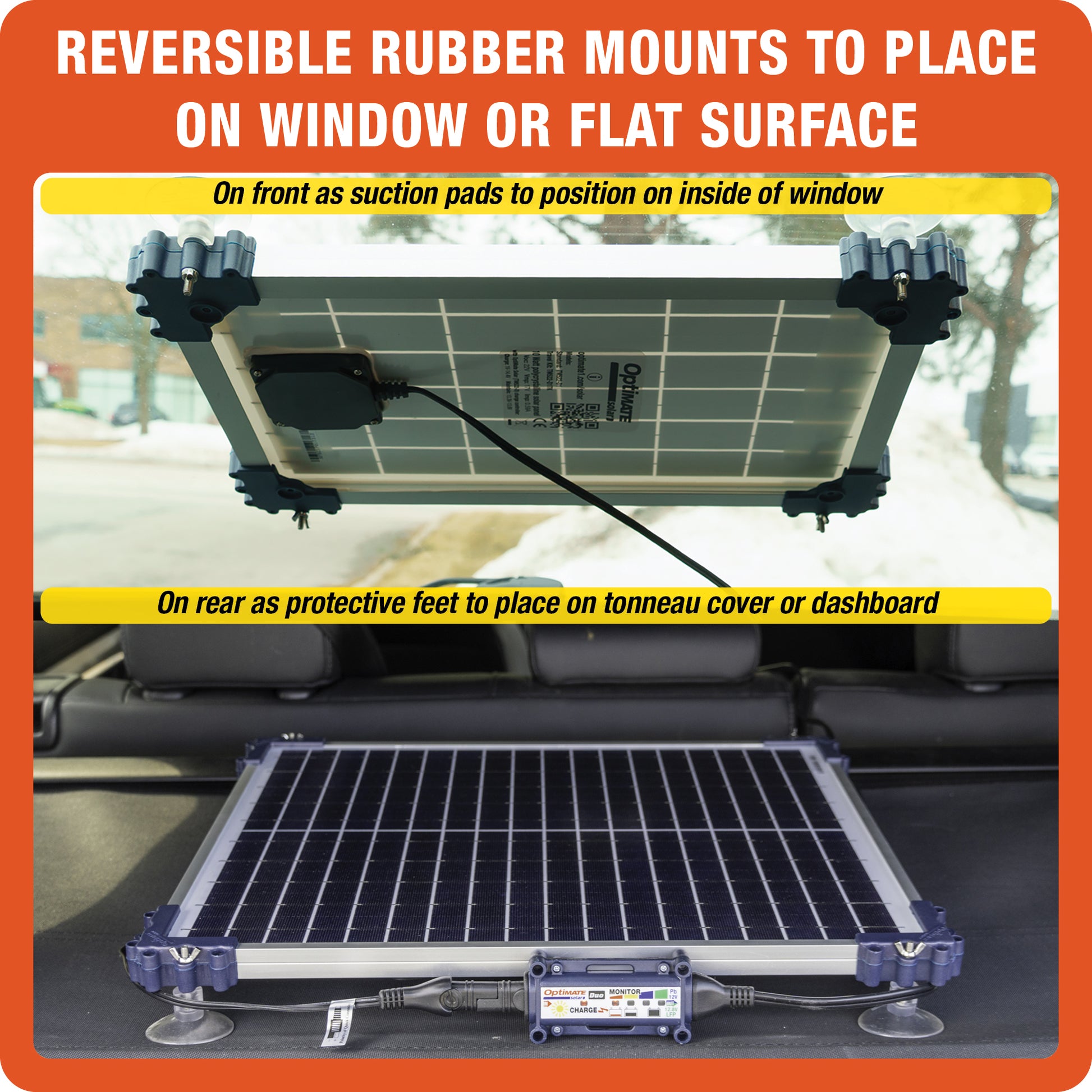 OptiMate Solar DUO 10W Car Kit – Smart Solar Battery Charger & Maintenance 12V with OBDII Adapter – Safe Battery Maintenance for Car, Motorhome, ATV, Motor & Jet Ski – Water Resistant System - Tecmate South Africa