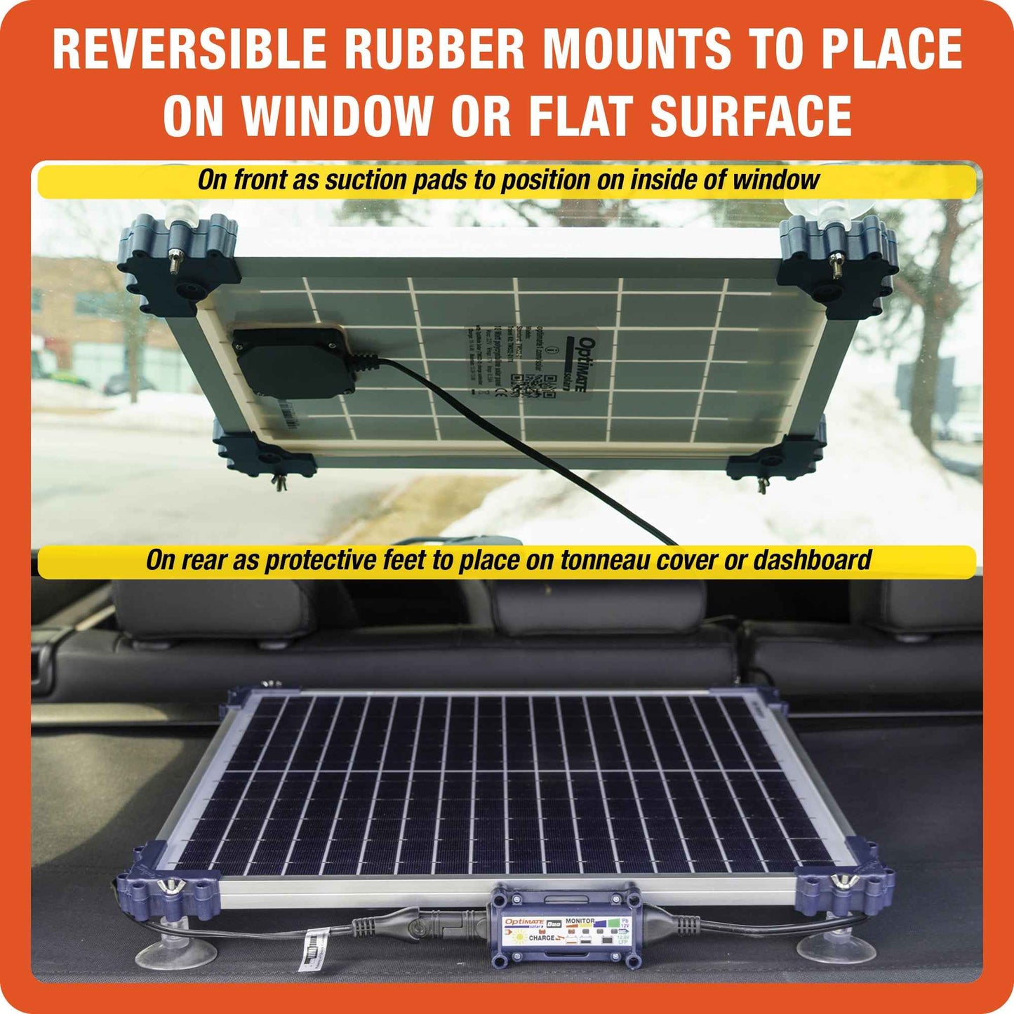 OptiMate Solar DUO TM522-D2CK: OFF-GRID series 20W car / bakkie 12V Battery Maintenance Kit