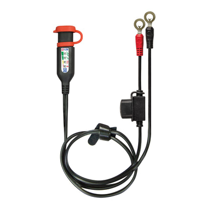 OptiMate Permanent battery lead with integrated battery status / charge system monitor for 12V lead-acid - O-128 - Tecmate South Africa