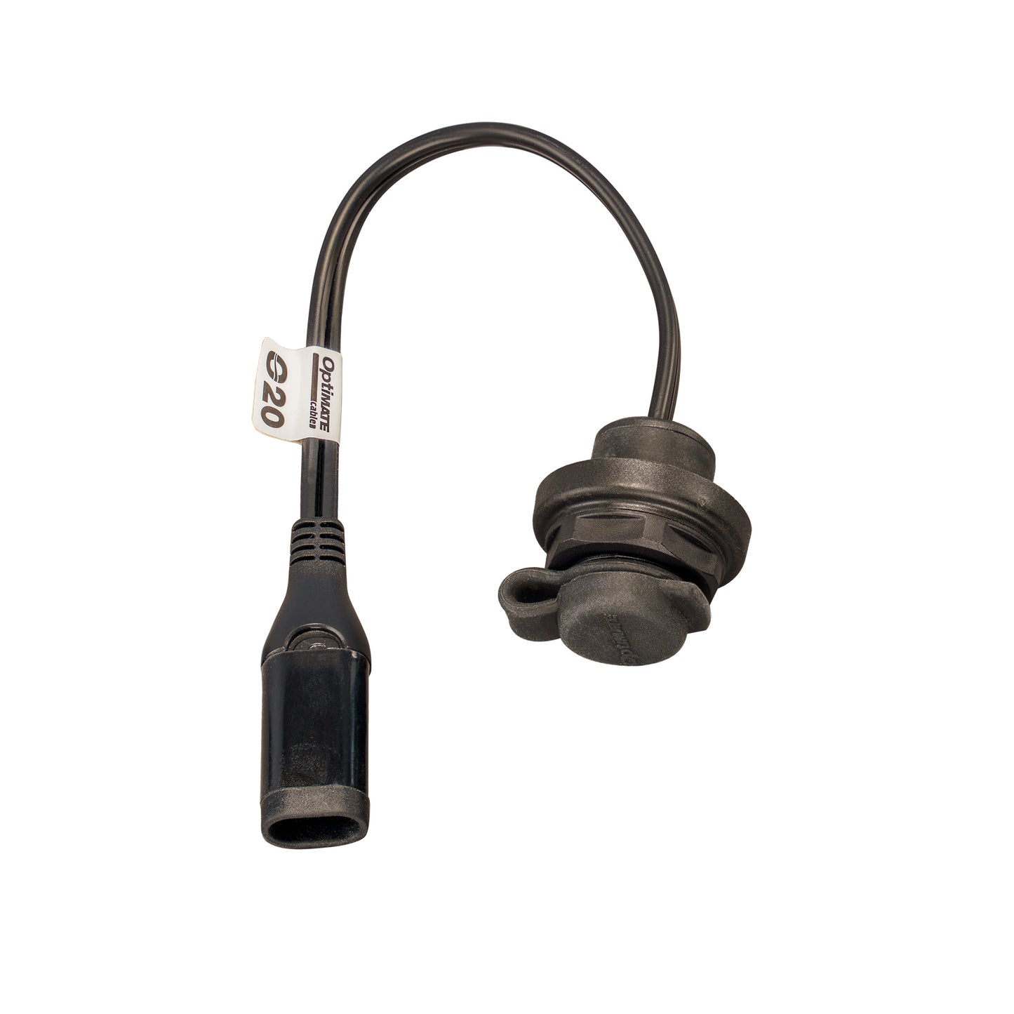 OptiMate Weatherproof SAE socket, front panel mount - CABLE O-20 - Tecmate South Africa