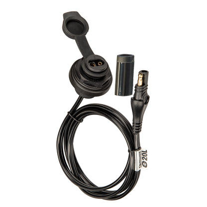 OptiMate Weatherproof SAE socket, front panel mount - CABLE O-20 - Tecmate South Africa