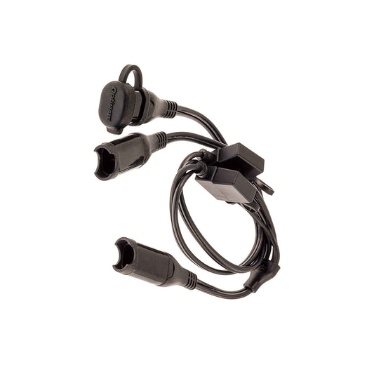 OptiMate Y-splitter cable - SAE in to 2 x fused SAE out - CABLE O-05