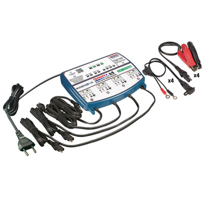 OptiMate 2 DUO x 4 BANK: BRONZE series 12V 2A lead-acid & lithium battery charger & maintainer x 4