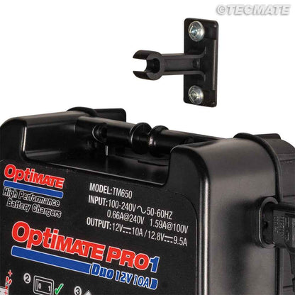 OptiMate PRO 1 DUO – Workshop-Grade 12V Charger for Lead-Acid & Lithium Batteries - TM650VDE