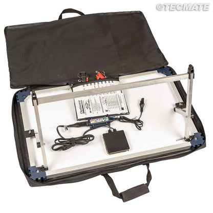 OptiMate Solar DUO TM522-D4TK: OFF-GRID series 40W 12V lead-acid or lithium battery charger Travel / Camping Kit
