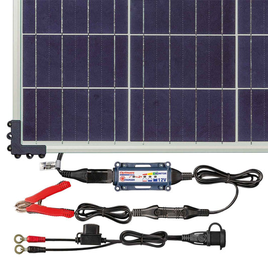 OptiMate Solar TM523-8: OFF-GRID series 80W Solar 12V lead-acid Battery Charger & Maintainer