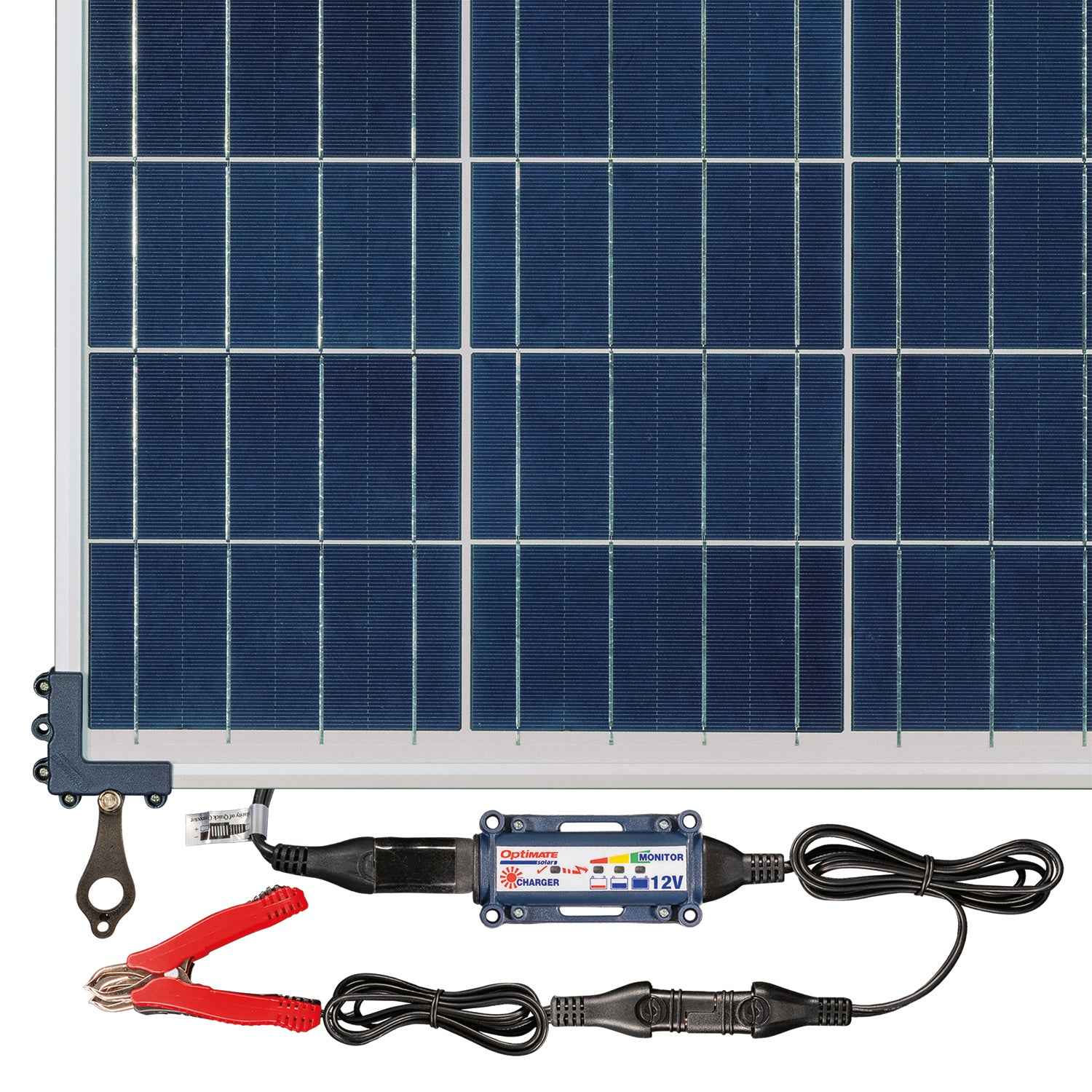 OptiMate Solar DUO TM523-8TK: OFF-GRID series 80W 12V lead-acid battery charger Travel / Camping Kit