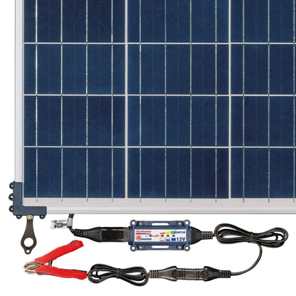 OptiMate Solar DUO TM523-8TK: OFF-GRID series 80W 12V lead-acid battery charger Travel / Camping Kit