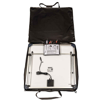 OptiMate Solar DUO TM523-8TK: OFF-GRID series 80W 12V lead-acid battery charger Travel / Camping Kit