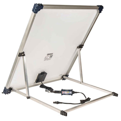 OptiMate Solar DUO TM523-8TK: OFF-GRID series 80W 12V lead-acid battery charger Travel / Camping Kit
