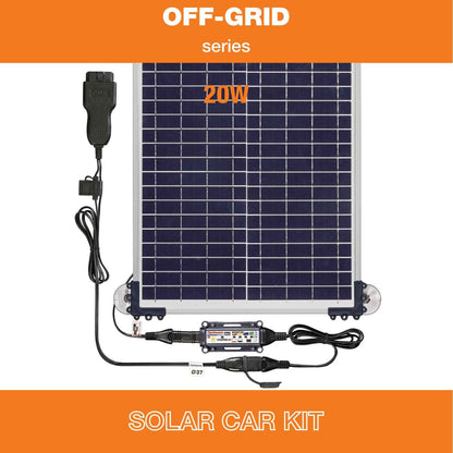OptiMate Solar DUO TM522-D2CK: OFF-GRID series 20W car / bakkie 12V Battery Maintenance Kit