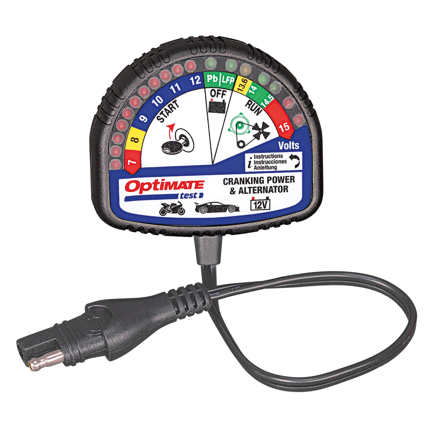 OptiMate TEST – Cranking & Alternator - TS120