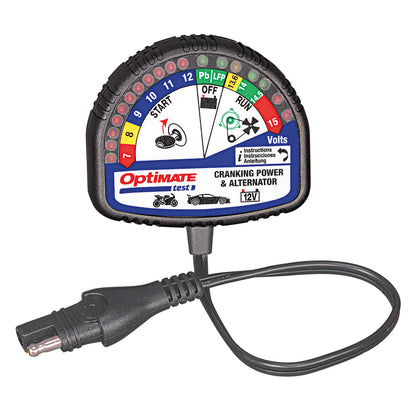 OptiMate TEST – Cranking & Alternator - TS120