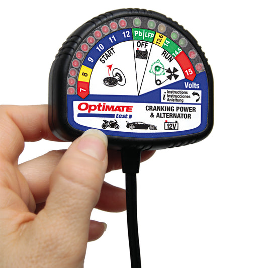 OptiMate TEST – Cranking & Alternator - TS120