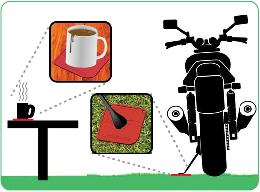 OptiMate Motorbike Kickstand Coaster - TS251